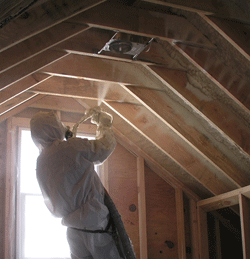 Kansas City KS attic spray foam insulation